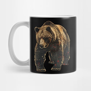 Heartfelt Grizzly Bear Wanderlust Stories Mug